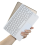 Tastiera wireless touchpad Bluetooth per PC Tablet Gaming Bianco 7