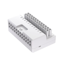 ATX 24Pin ARGB Adapter 90Converter 24PIN RGB Voedingskabel voor 24PlN Moederbordvoeding Wit