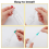 20 Pack Precision Applicator Caps Tip Bottle for 2 Ounce Acrylic Paint Cap 7