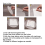 Blocos de carimbo de acrílico circular de 9,1 polegadas de diâmetro, ferramenta para fazer carimbos de scrapbooking e cartões 8