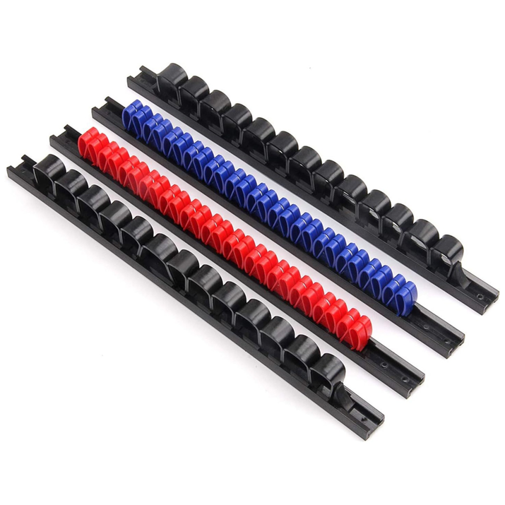 4Pc Screwdriver Organizer Tool Holder Wall Mount For Vice Wrench Plier Organization 4851966856080