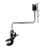 Pince cloche, support pour instruments de percussion, support de batterie réglable pour clé de basse 4