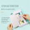 Coupe-papier artisanal compact et antidérapant, outil polyvalent pour scrapbooking 8