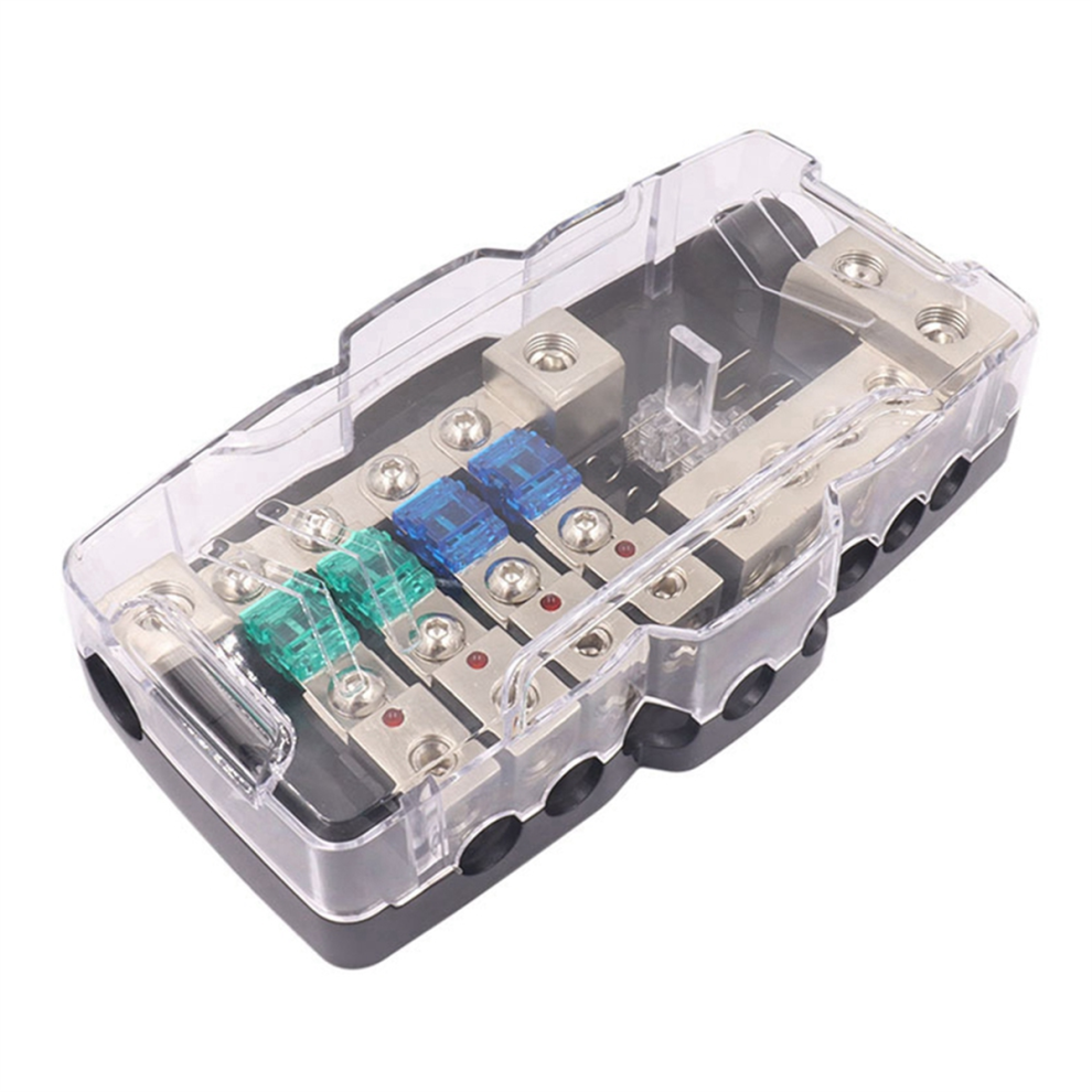 Car Audio Stereo Holder Fuse Block Box MultiâFunctional 4 Way Distribution For Suv Atv Utv 4851966859890