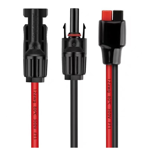 Solar Cable to XT60 12AWG Charge Extension Panel Connector for Generator C