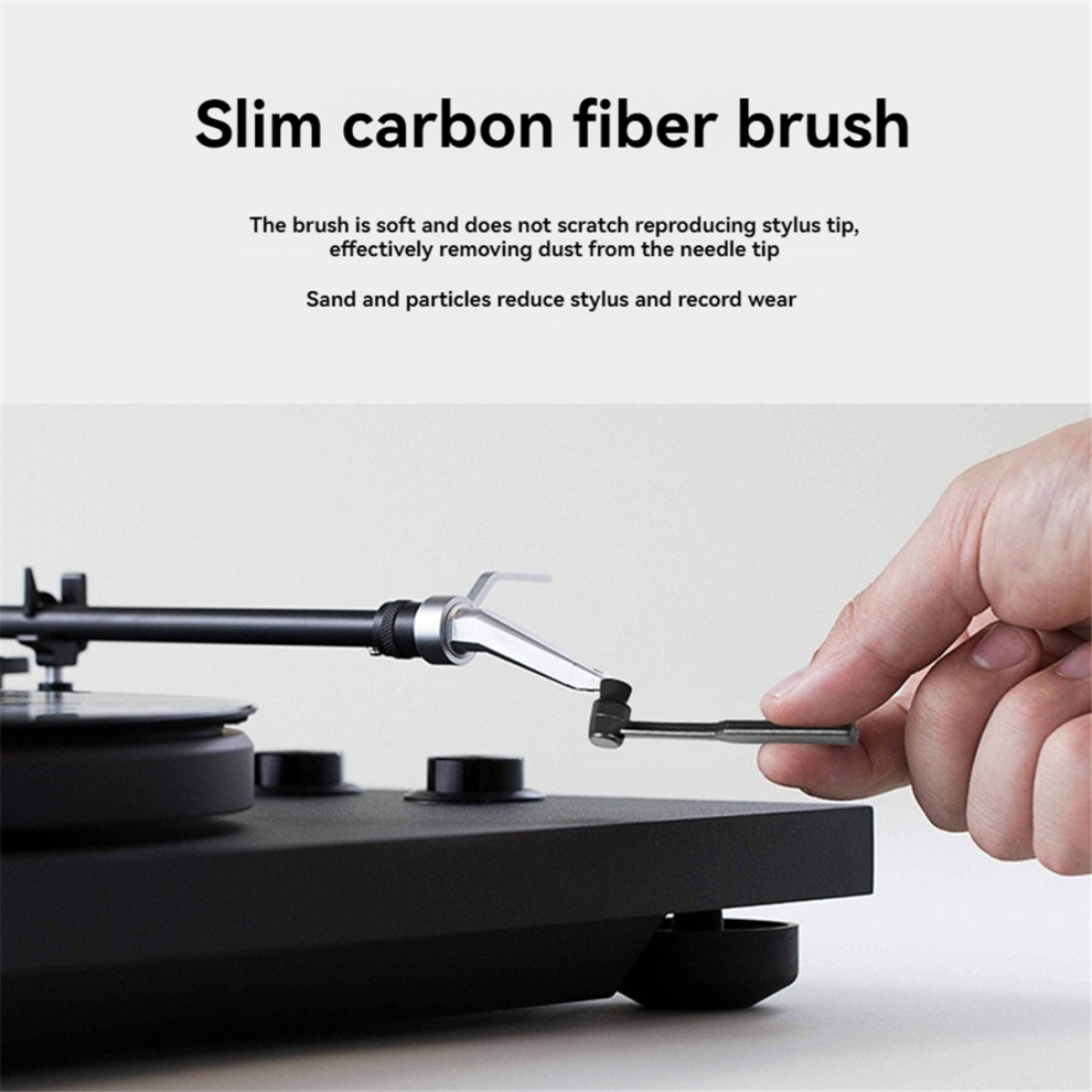Reinigungsset FüR Schallplatten, Antistatischer Staubentferner FüR Plattenspieler, Effiziente BüRste-image