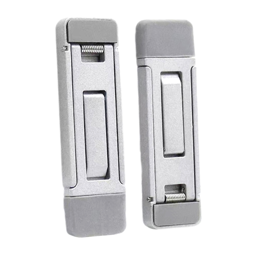 2 Pcs Portable Laptop Stand Mini Zinc Alloy Feet Lifter Foldable Cooling Riser 4851966861213