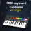 Mini Portable MIDI Control Keyboard, USB, Sequencer Backlit Drum Pads, 8 Knobs, OLED, 25-Key Controller 10