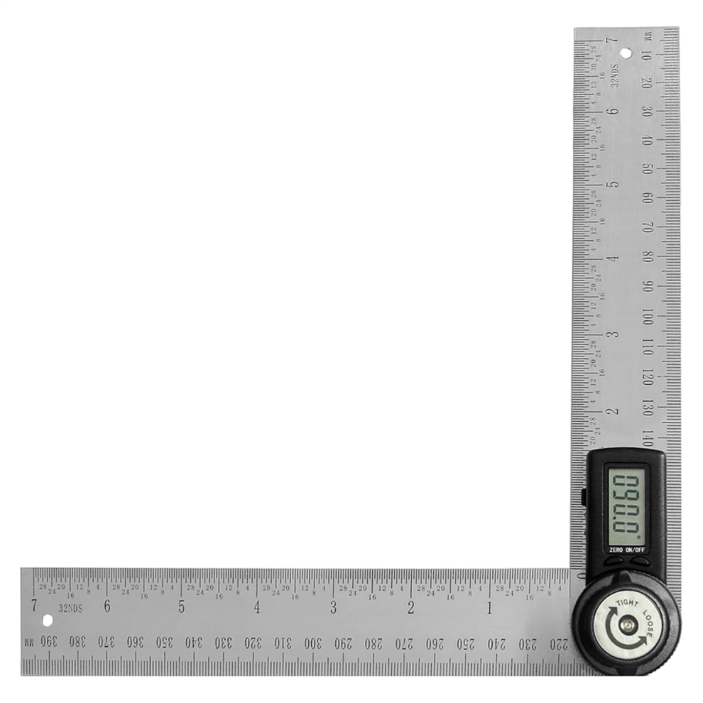 Digital Angle Finder Protractor Stainless Steel 7Inch 200Mm 4851966864542