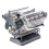 Mini V8 Engine Model Kit Internal Combustion Motor Simulation Eight Cylinder Can Be Activated DIY Toy 3