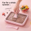Fried Yogurt Machine Home-Made Mini Ice Instant Cold Plate Ideal for Making Rolled Cream White 6