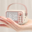 Alarm Clock Bluetooth 5.0 Speaker Support TF Card U Disk AUX 3D Sound Balance Diffusion Type B 9