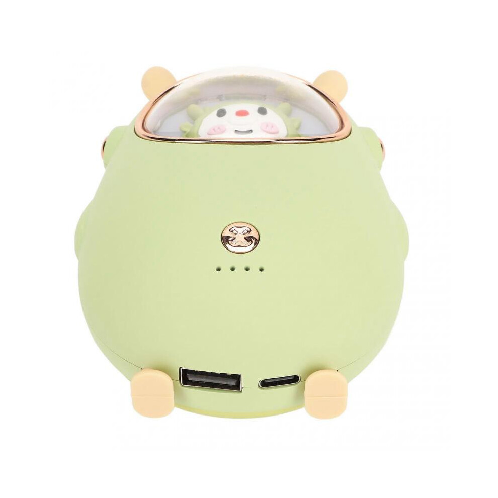 Hand Warmer USB Rechargeable 10000mAh Portable Green Night Light Power Bank Function Electric Hand Warmer