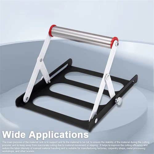 Multifunctional Cutting Machine Material Rack 55-135mm Height Adjustable Tripod Auxiliary Support Bracket Foldable Frame 2