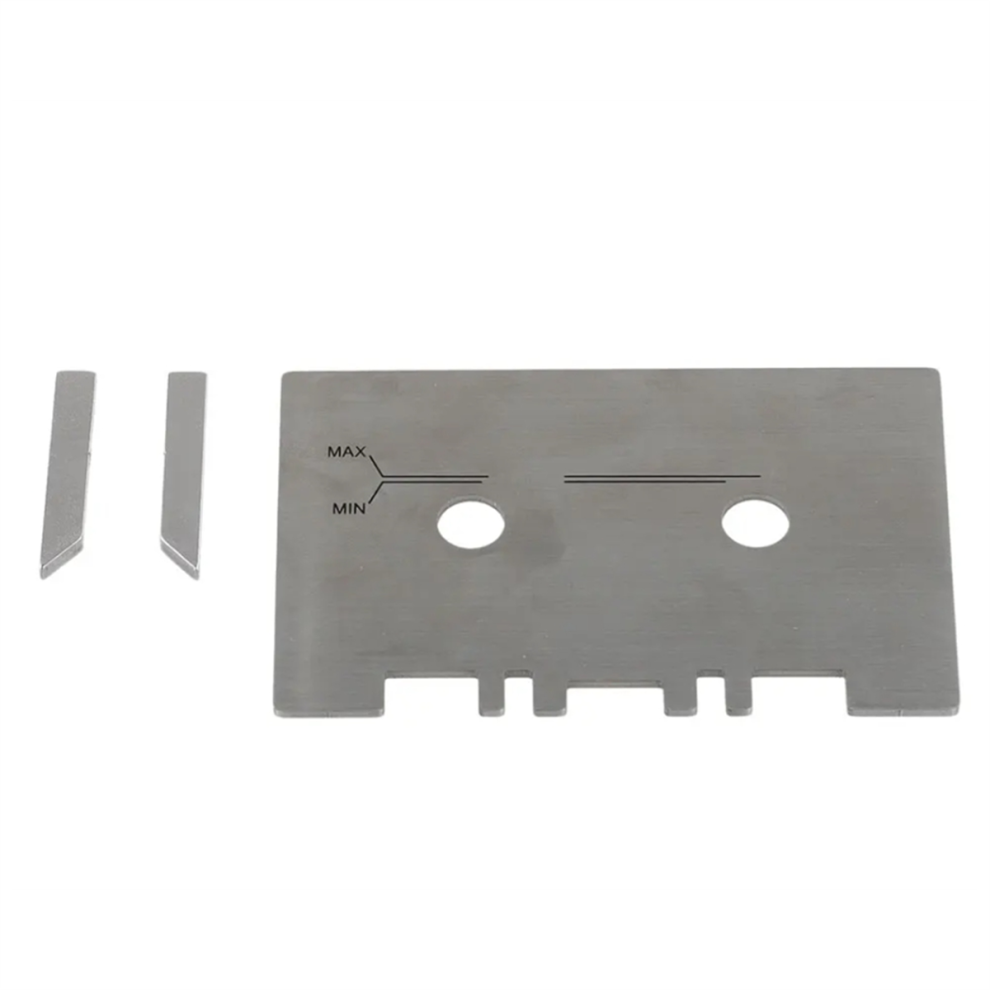 Kit de jauge de cassette, alignement mécanique, haute précision, avec 2 barres de contrôle, alliage d'aluminium, facile à installer