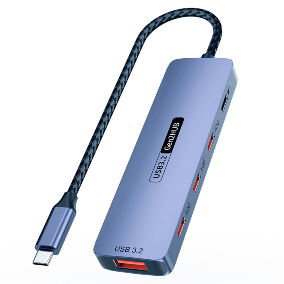 Usb C Hub Type-C 3.2 Hub 10Gbps High Speed Pd100w Charging Adapter Splitter For Laptop Phone Pc 4851966877863