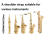 Adjustable Saxophone Shoulder Neck Strap Double Harness Sax Musical Instruments Accessories 10
