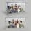 Mini Figure Display Box, Stackable Dustproof Building Block Box for Action Toys 6