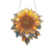 Zonnebloem Acryl Raamhanger, Zonnebloem Glas-in-lood Hangende Decoratie Huis