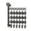 Multi-Functional Drying Rack Socks Underwear Laundry Storage Multi-Clip Wall-Mounted Artifact Balcony Folding B 1