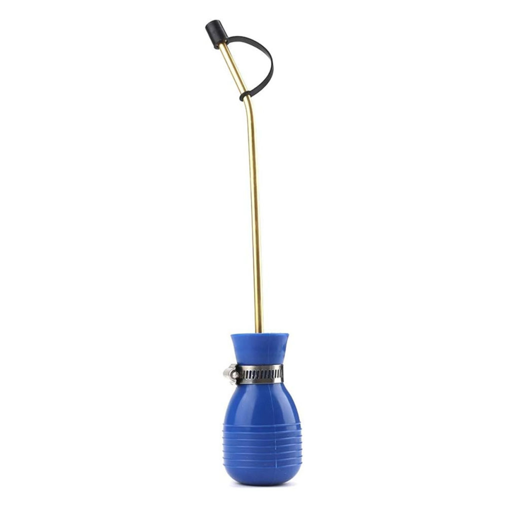 Bug Treatment Powder Duster Diatomaceous Earth Bulb Duster/Powder Applicator with Long Copper Tube