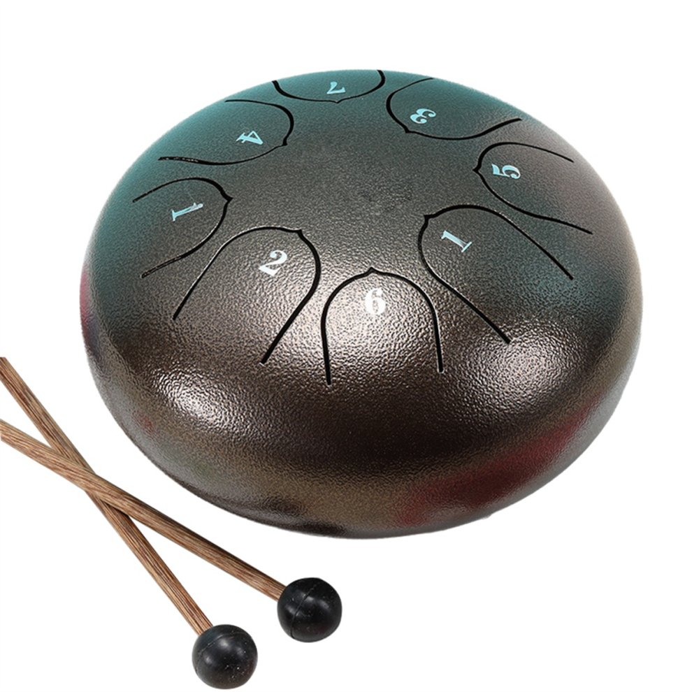 6 Inch 8 Tone Rain Drum Outdoor Chakra Garden Instrument Ethereal H 4851966884342