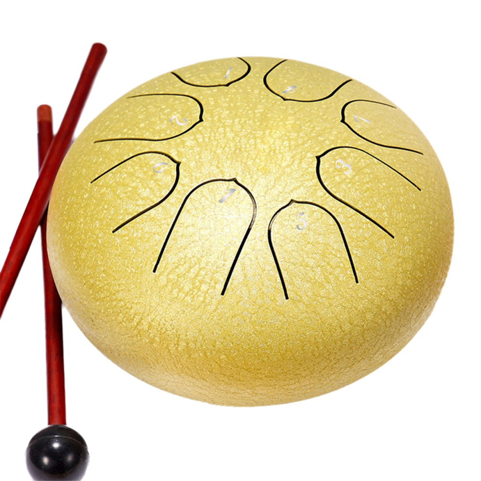 6 Inch 8 Tone Rain Drum Outdoor Chakra Garden Instrument Ethereal D 4851966884304