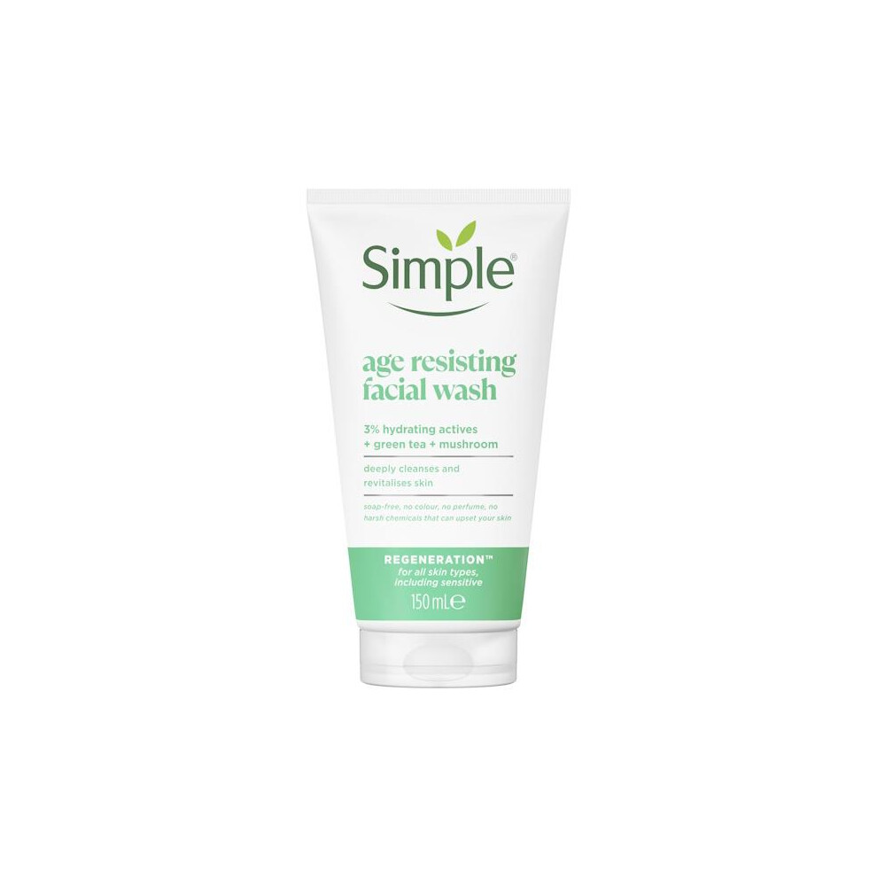 3 x Simple Age Resisting Facial Wash 150ml