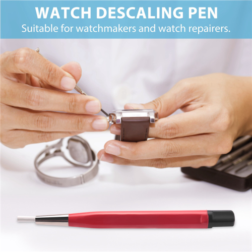 Stylo Pinceau Fibres De Verre Et Laiton Pour Enlever Rouille Et Rayures - Outil Réparation Montres Horloger