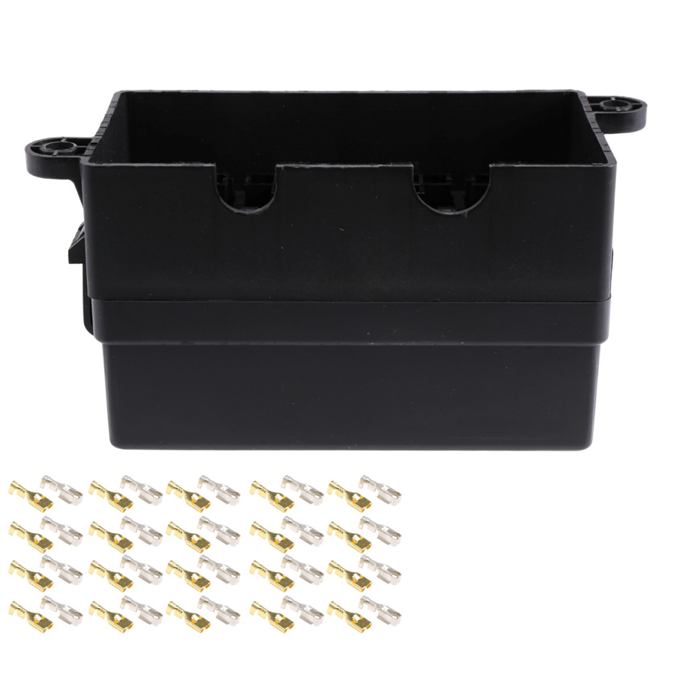 12 Way Blade Fuse Holder Box With Spade Terminals For Car Truck Trailer And Boat 4851966897571