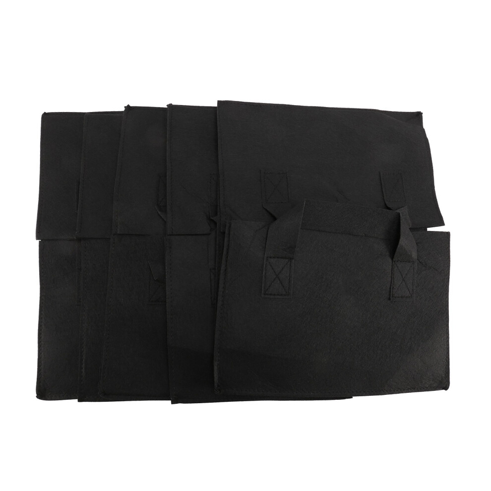 5 Pack Fabric Raised Garden Bed,Square Flower Grow Bag Vegetable Planting Planter Pot with Handles for Plants,Flowers,Vegetables-image-OPC-PH2FNTS-NEW