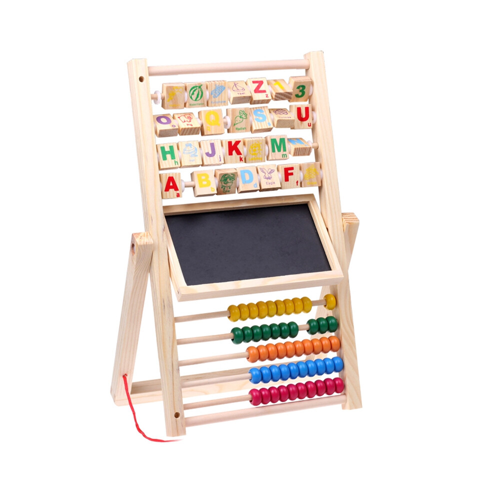 Jojomino Multi-Function Abacus Learning Frame Wooden Counting Cognitive Board Children Early Education Mathematics