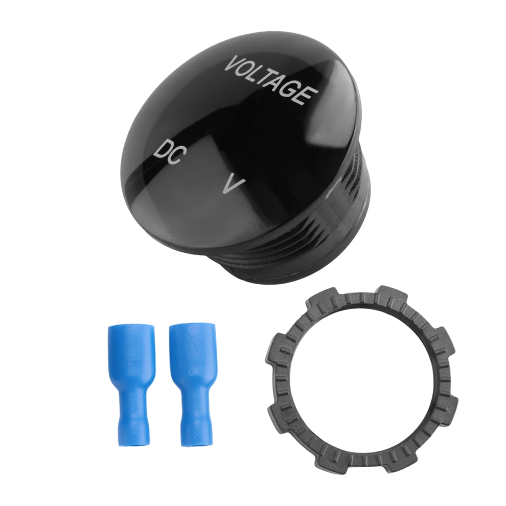 Digitales Auto Voltmeter 12V-24V - Rundes Mini Display Für Batterie-Überwachung
