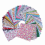 Lot de 60 patchs de patchwork en coton, 10 x 10 cm, pour patchwork, couture 1