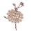 Ballett Engel Mädchen Cubic Strass Dekoration Brosche Pin für Pullover Mantel 2