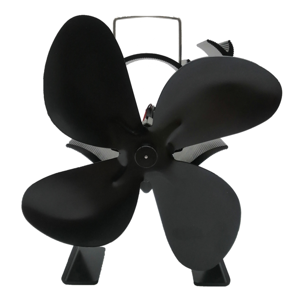 Kaminventilatorofen, 4 FlüGel, WäRmebetriebene ÖKo-Ventilatoren FüR Holzbrenner, GrößErer Luftstrom Ca. 140 Cfm-image