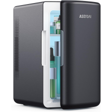 AstroAI Mini Fridge 6 Litre / 8 Can | Cooler and Warmer | AC/DC | Small Fridge for Bedrooms, Car, Drinks, Beauty, Skinc