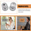 Fingerprint Door Lock-Smart Handle, Keyless Handle with Password Keypad for Bedroom Smart Lock Silver 6