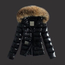 (Black, 3XL) Women Hooded Winter Outerwear Black Faux Fur Parka Hooded Jacket Zipper Coat