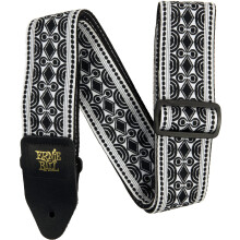 Ernie Ball Jacquard Gitarrengurt Beatnik Schwarz (P05319) 41"" - 72""