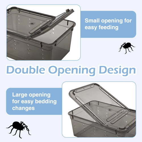 6pcs,Reptile plastic terrarium, transport