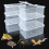 6pcs,Reptile plastic terrarium, transport 4