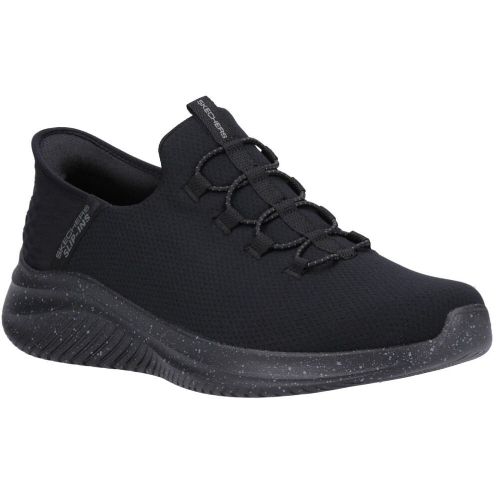 (7 UK, Black) Skechers Mens Ultra Flex 3.0 - Right Away Wide Trainers