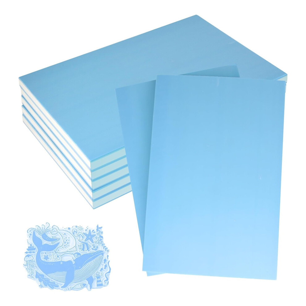 10 Pieces Rubber Blocks Easy to Carve Stamp Materials Craft Supplies for DIY Projects Scrapbook Card Making B-image-OPC-PH2GHKR-NEW