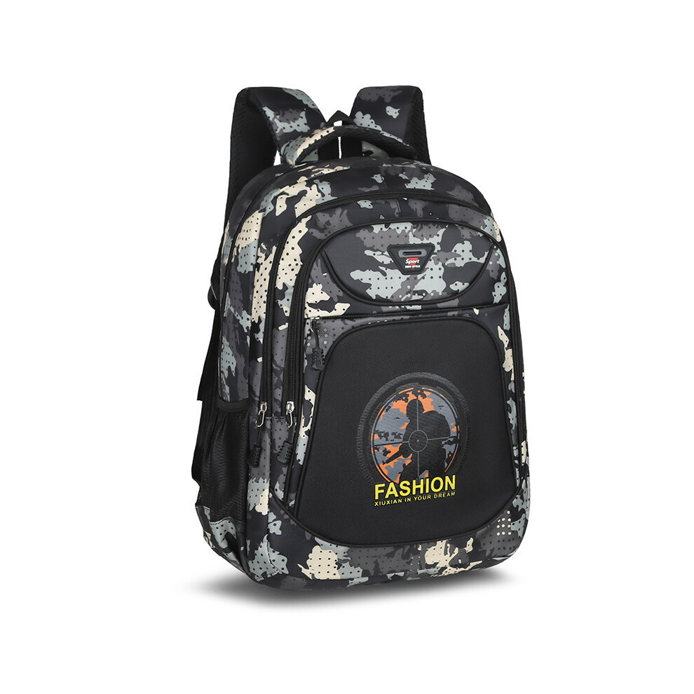 (Black) Capacity Large Lightweight Camouflage Backpack Have Laptop Space Use For Daily-image-OPC-PH2GKTH-NEW