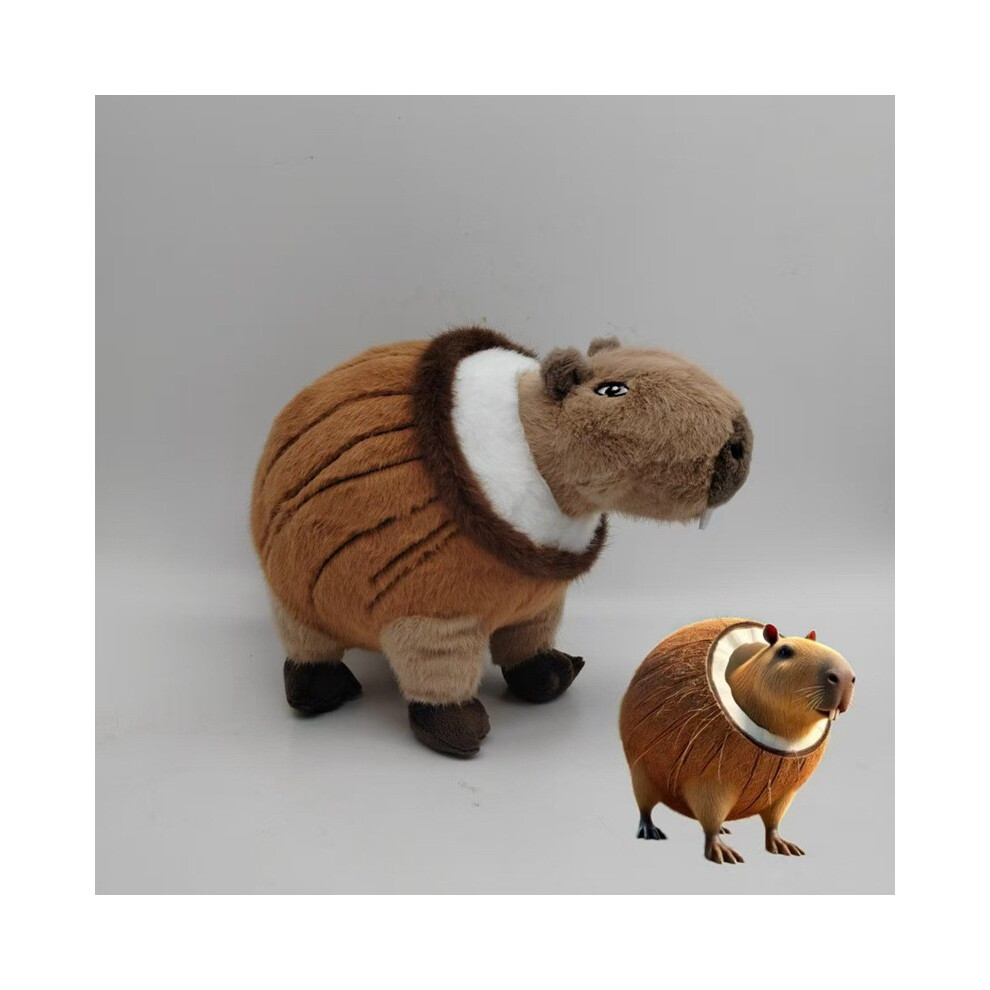 (Capybara) Tung Tung Tung Sahur Parody Plush Toy Pp Cotton Stuffed Animal Collectible Gift