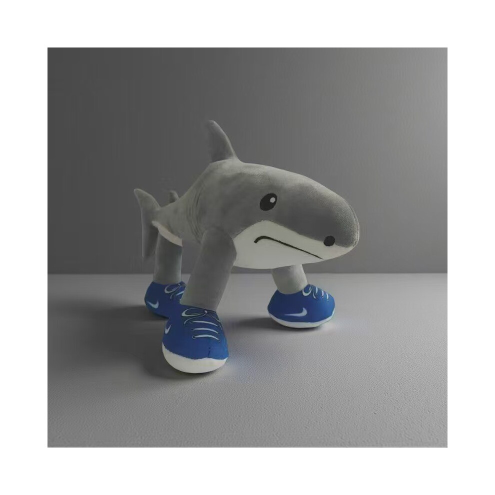 (Shark) Tung Tung Tung Sahur Parody Plush Toy Pp Cotton Stuffed Collectible Animal Gift