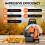63cc Backpack Leaf Blower,2 Stroke Gas Powered Air/Snow Blower 11