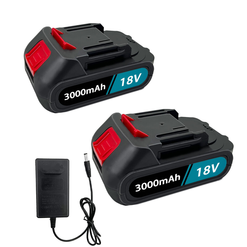 2x 3.0A  Battery 18V Li-ion -Only suitable for our Shop's power tools