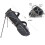 Gr8 Home Golf Stand Bag Lightweight 7inch 4 Way Divider Double Strap Black Grey 2